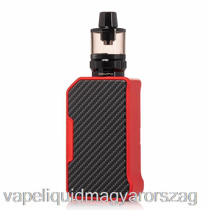 Dovpo Mvp 220w Kezdőkészlet Szénszálas Piros Vape Toll